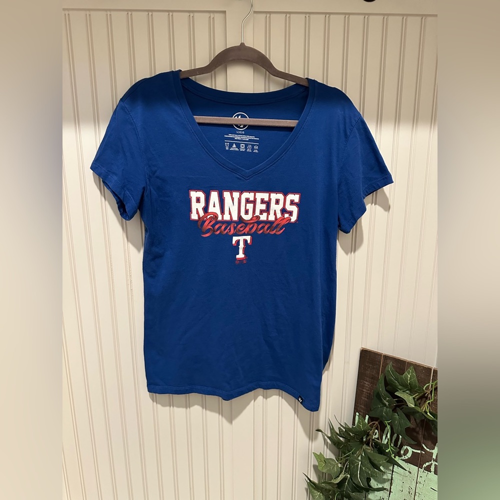 Texas Rangers Baseball Women’s Fitted Tee Shirt *NWOT* - Large